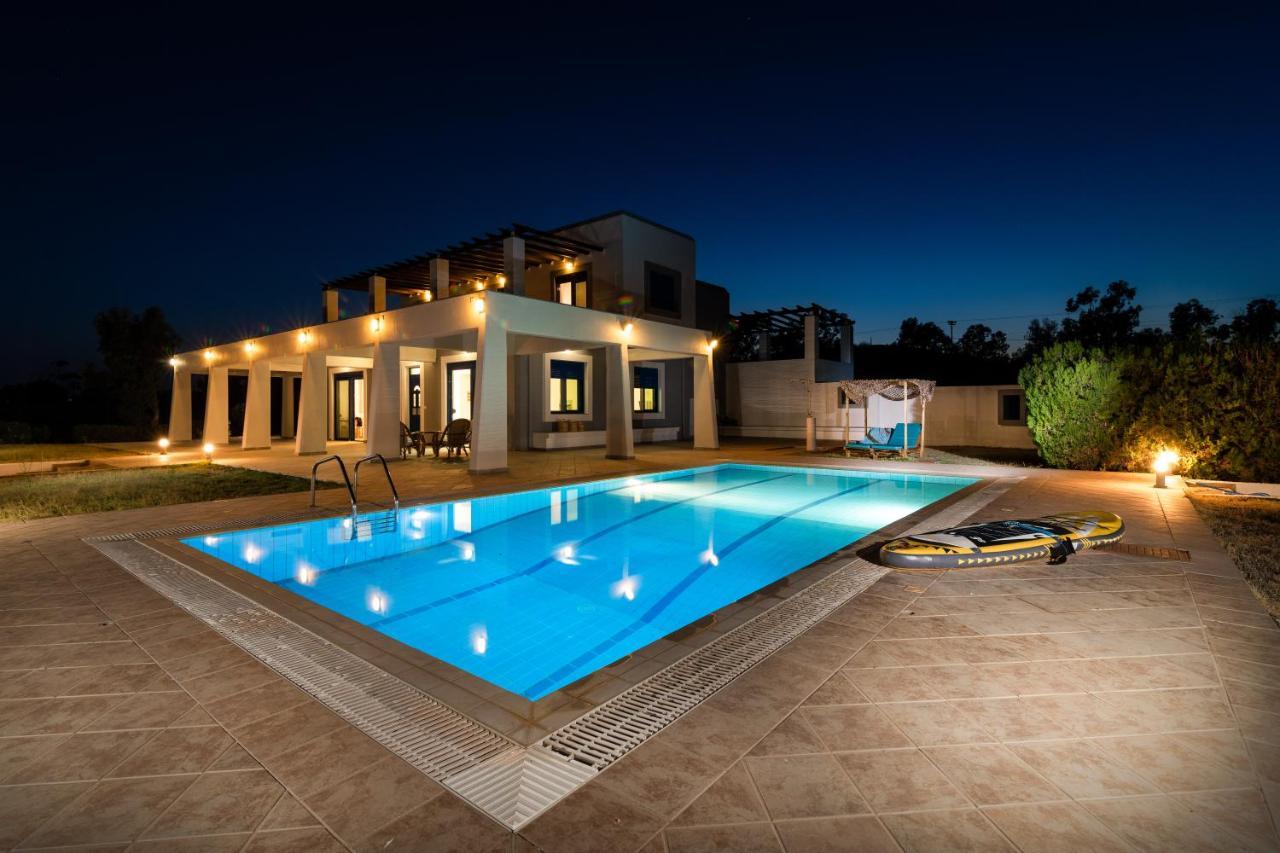 The "Perfect Beach House" Villa Lachaniá Buitenkant foto